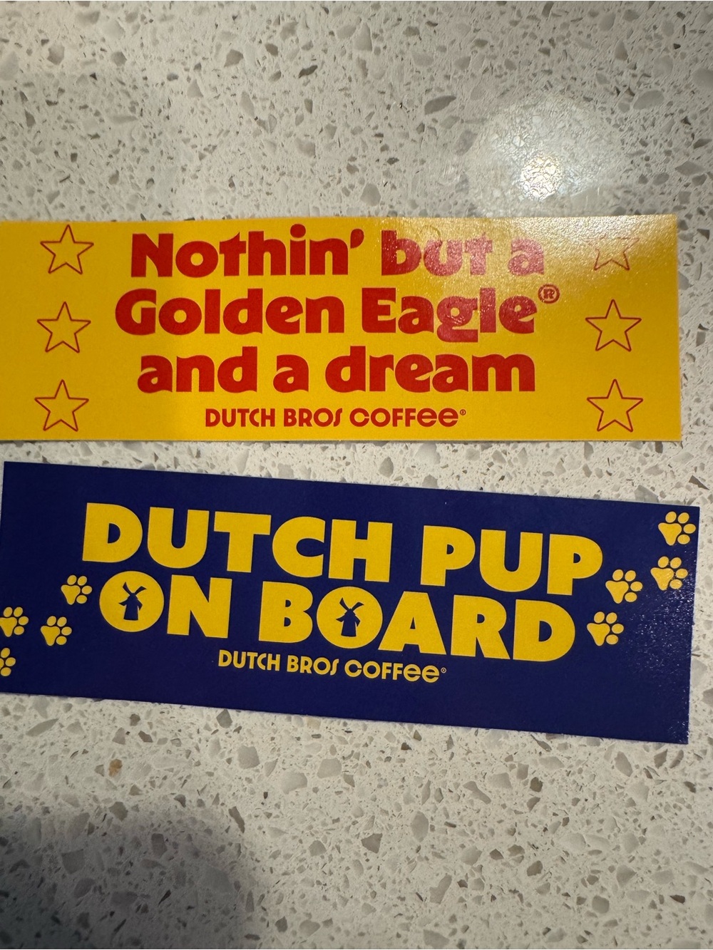 Dutch Bros Mini Bumper Stickers lot Of 2 (May 20th Drop) - Picture 4 of 5